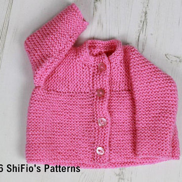 Knitting Pattern baby cardigan #336