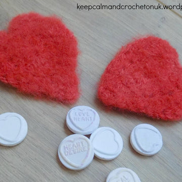 Little Felted Hearts