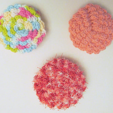 Crochet Flower Face or Dish Scrubby