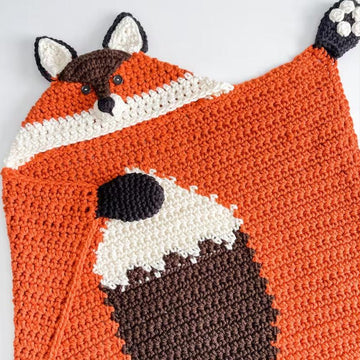Hooded Woodland Fox Blanket