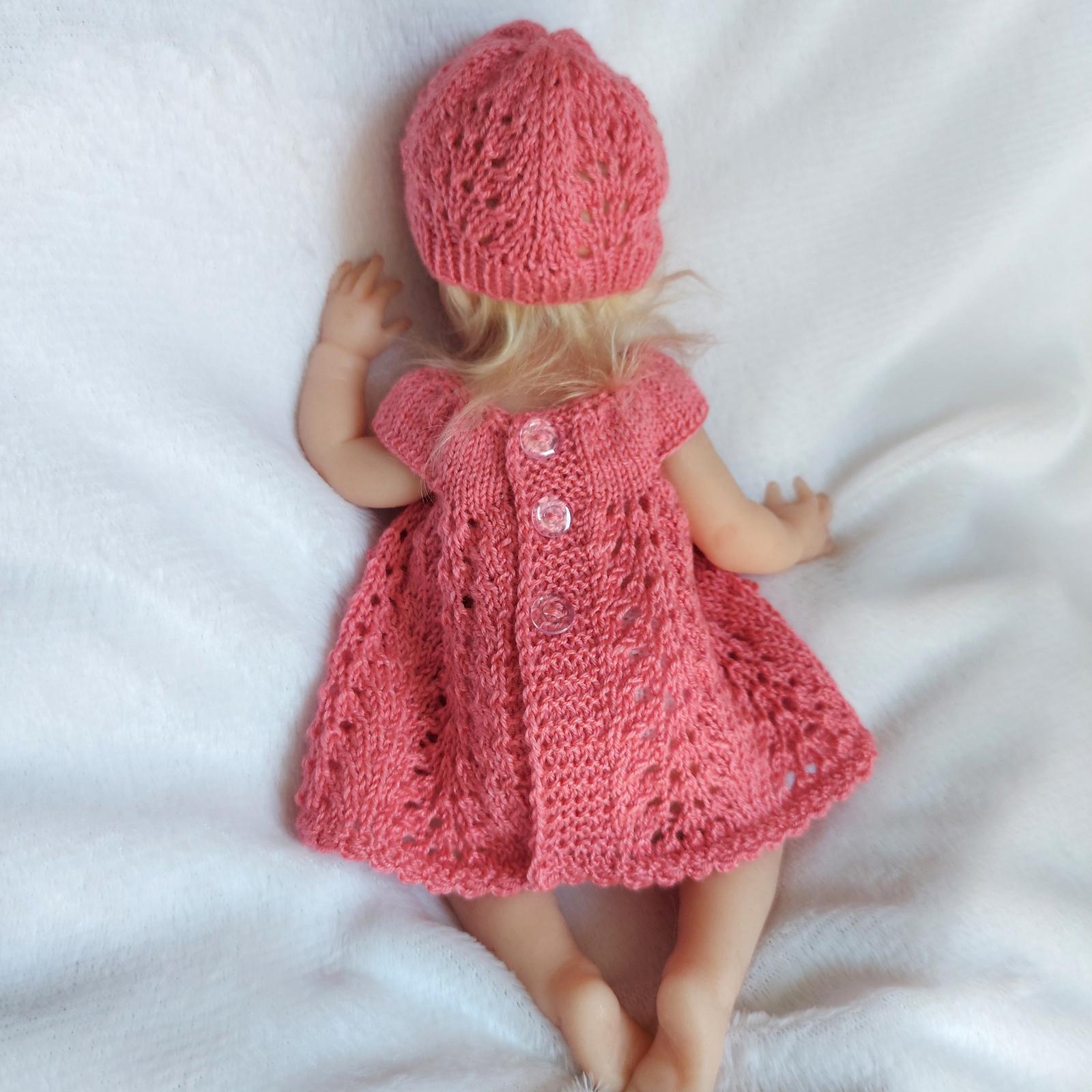 Lace Dress and Hat Set for 13 Inch Dolls