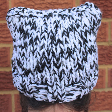 Knitted Zebra Beanie