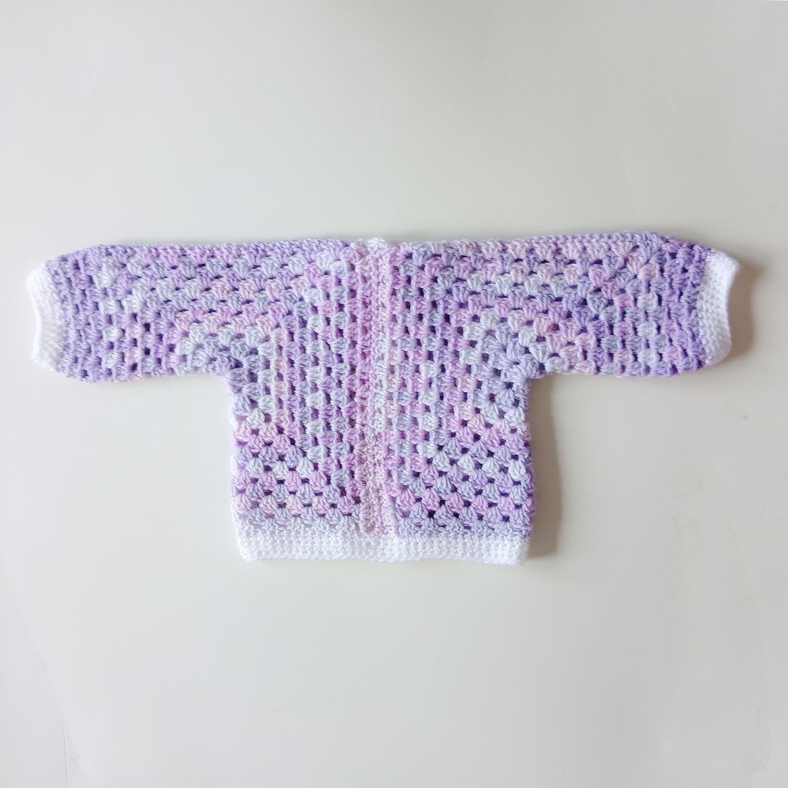 Lilac Trees Cardigan for Baby