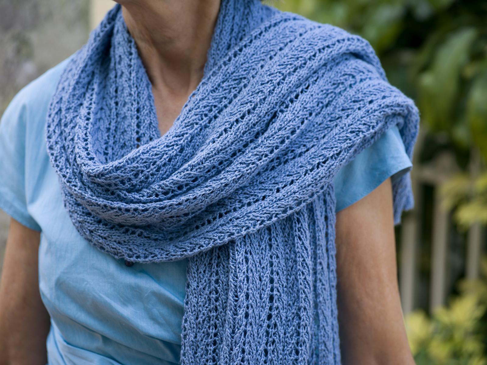 Darlington Lace Scarf & Wrap Knitting Pattern