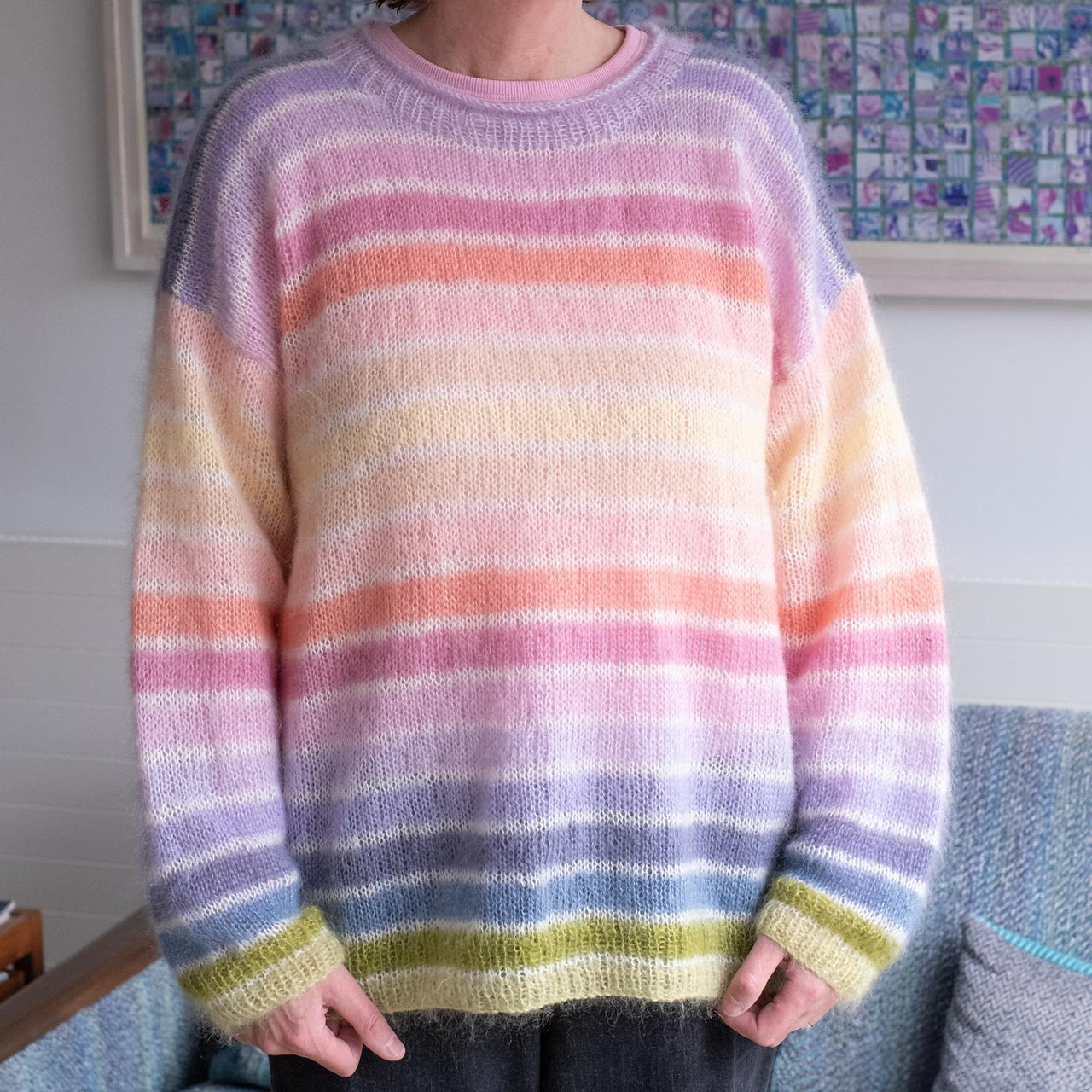 Pastel Stripes Sweater