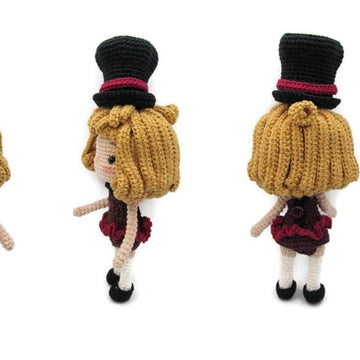 Doll crochet pattern tutorial "Fairylusion"
