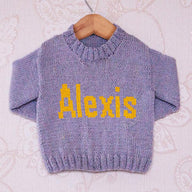 Intarsia - Alexis Moniker Chart - Childrens Sweater