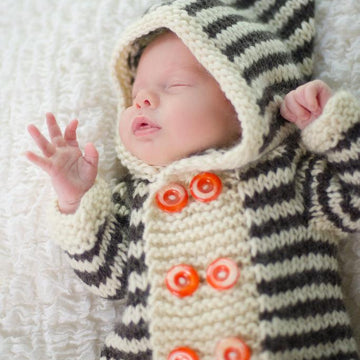 Stripey Duffle Coat