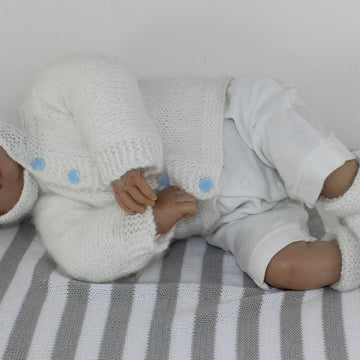 Baby Fluffy Hoodie and Booties
