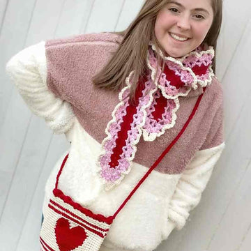 Hippy Heart Bag Crochet Pattern