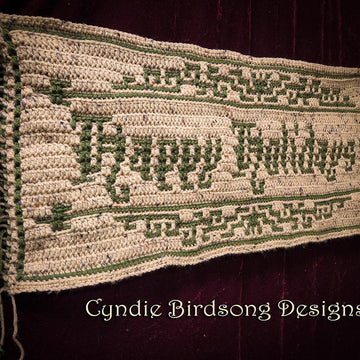 Old Timey "Happy Holidays" Banner