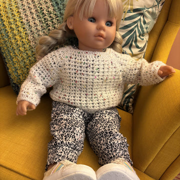 Winter White Jumper for Teddy or Dolly
