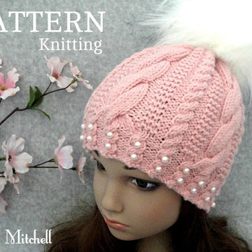 Pattern Knitted Girls Hat Womens Hat Jessica
