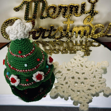 Christmas Tree and Snowflake Crochet Pattern PDF