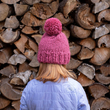 Winter Pompom Hat Chunky Toque Beanie