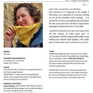 Color Punch Cowl