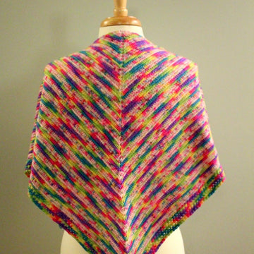 The Mythical Zebracorn Shawl