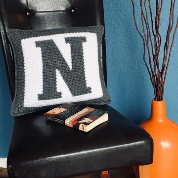 Letter Bold N Pillow