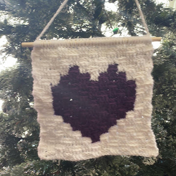 Heart in a Basket Wall Hanging