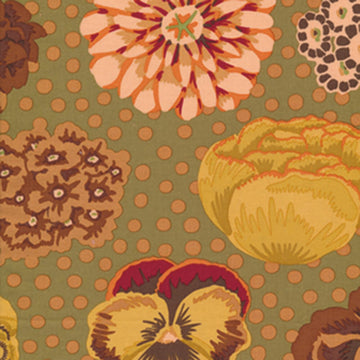 Kaffe Fassett Big Blooms - Brown