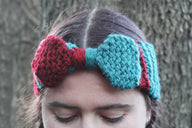 Knitted Christmas Headband