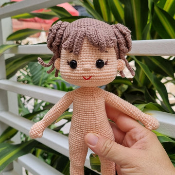 Crochet doll pattern, Amigurumi doll, Suri doll