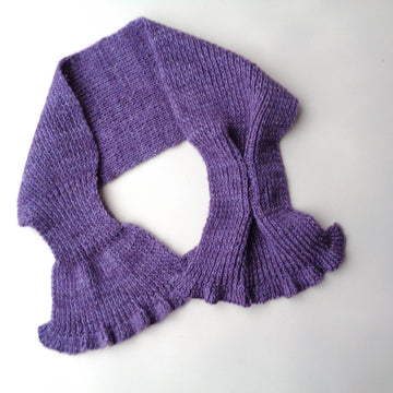 Ruffle Keyhole Scarf