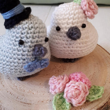 Bride and groom birds
