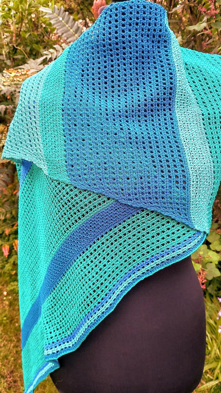 Emerald Drift Shawl
