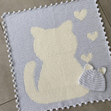 Cat Blanket and Hat