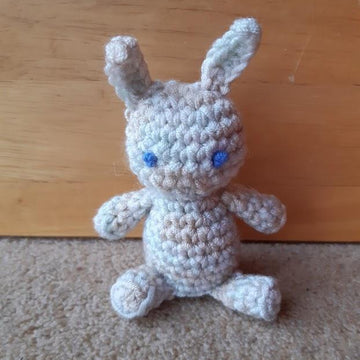 Amigurumi ballet bunny plushie crochet pattern