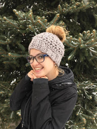 Messy Bun Ponytail Hat