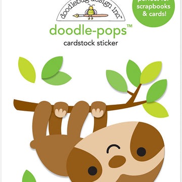 Doodlebug Doodle-Pops 3D Stickers - Hang In There