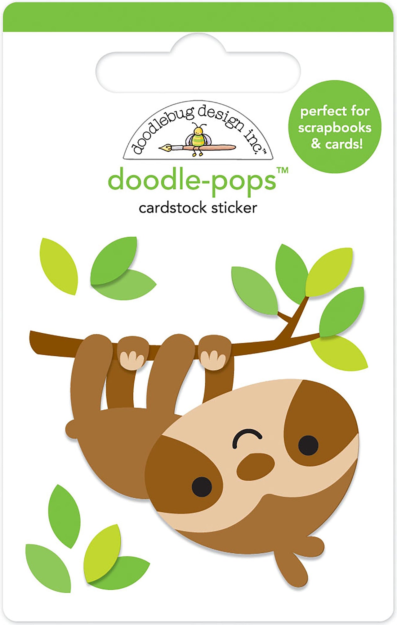 Doodlebug Doodle-Pops 3D Stickers - Hang In There