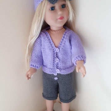 Gray Shoes for Doll