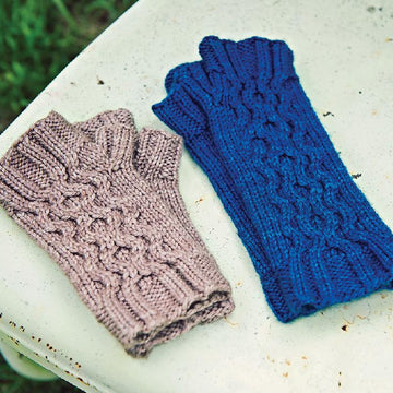 Ripple Effect Fingerless Glove Pattern