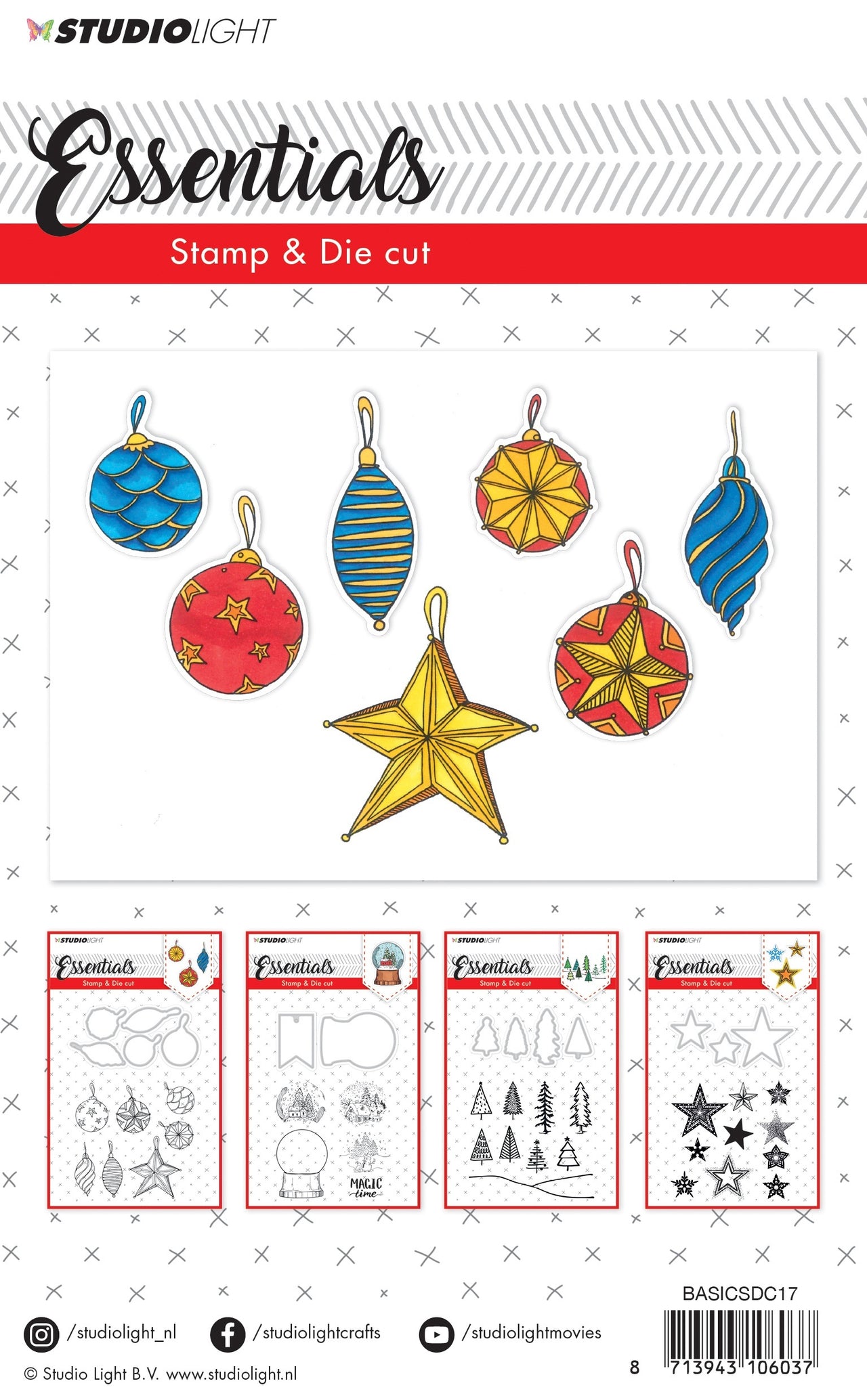 Studio Light Essentials Stamp & Die Set - 546190