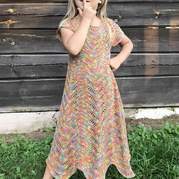 Rainbow Dress For Little Miss