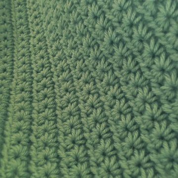 Blooming Crochet Star Stitch Blanket