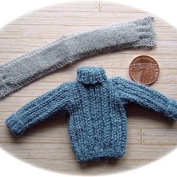 1:12th scale sports sweater c. 1930's