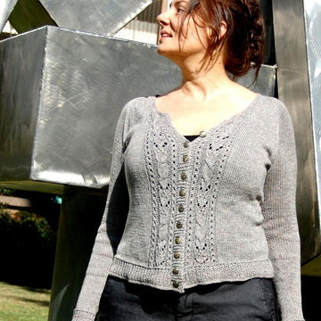 Argent cardigan