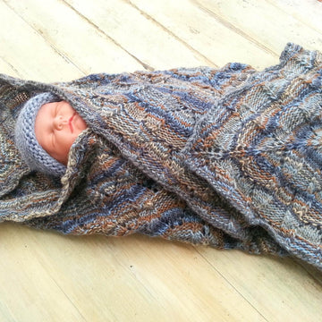 Modern Lace Baby Blanket