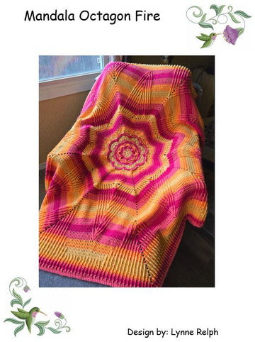Mandala Octagon Fire
