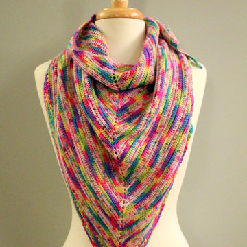 The Mythical Zebracorn Shawl