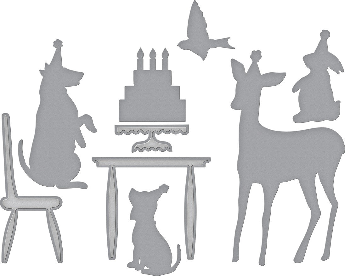 Spellbinders Shapeabilities Dies - Birthday Animals