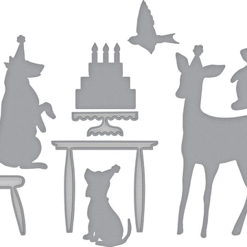 Spellbinders Shapeabilities Dies - Birthday Animals