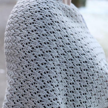 Winter Snow Shawl