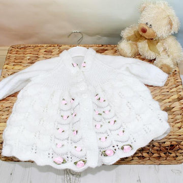 Knitting Pattern baby jacket, hat and leggings UK & USA Terms #45