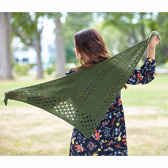 747 Montaine Shawl - Knitting Pattern for Women in Valley Yarns Pocumtuck