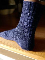Basketweave Sock